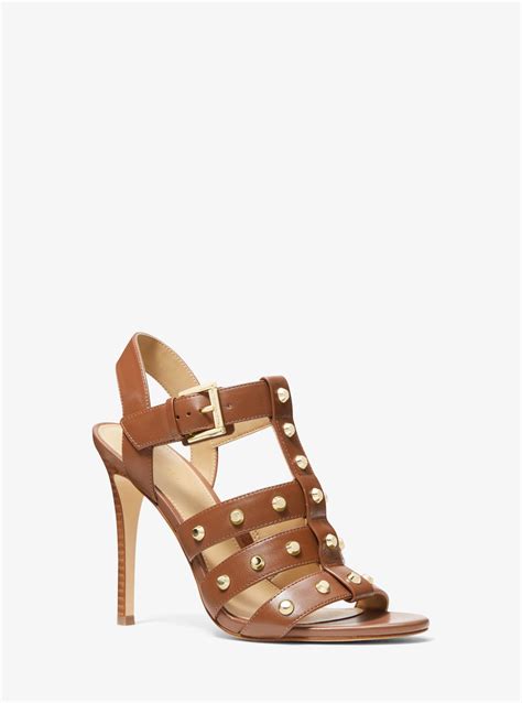 michael kors jagger sandals|Jagger Studded Leather Sandal .